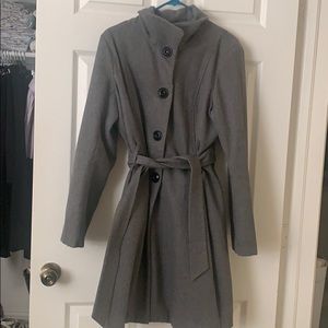 New York and Company grey pea coat